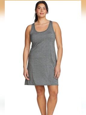 NWT Eddie Bauer Resolution Tank Dress XL Summer Active Outdoor Basic Classic